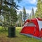 Leisure Sports Collapsible Trash Can, Pop Up 44 Gallon with Zippered Lid, Ideal for Camping Recycling RVs 516245OEE - alternate 1